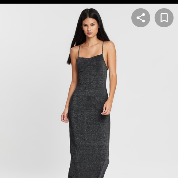 Jump Dresses & Skirts - Jump apparel co. By Wendy silver dress